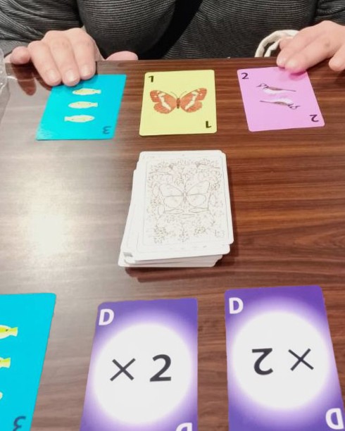 プレイ風景（手元）