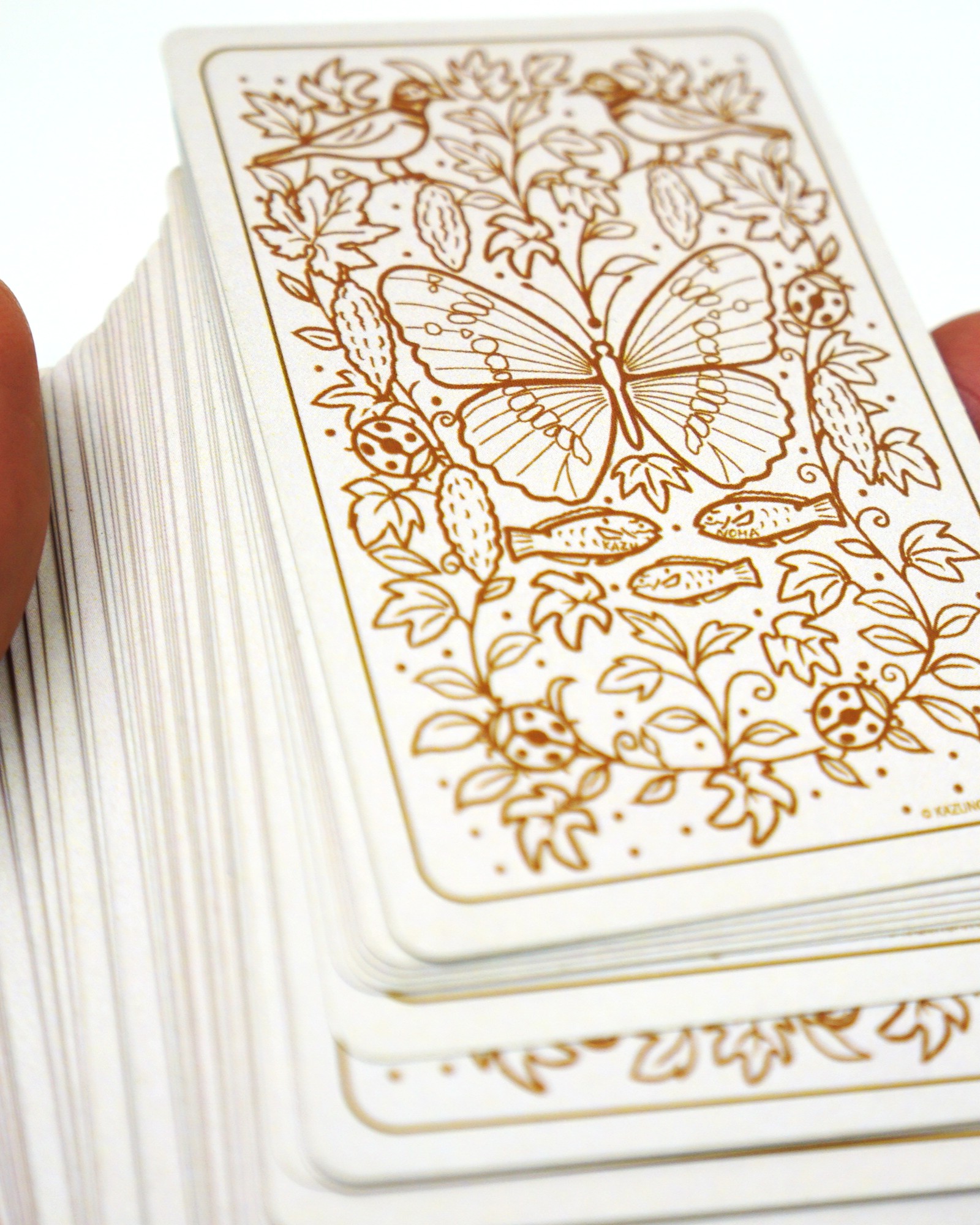 カード裏面（デザインのアップ）